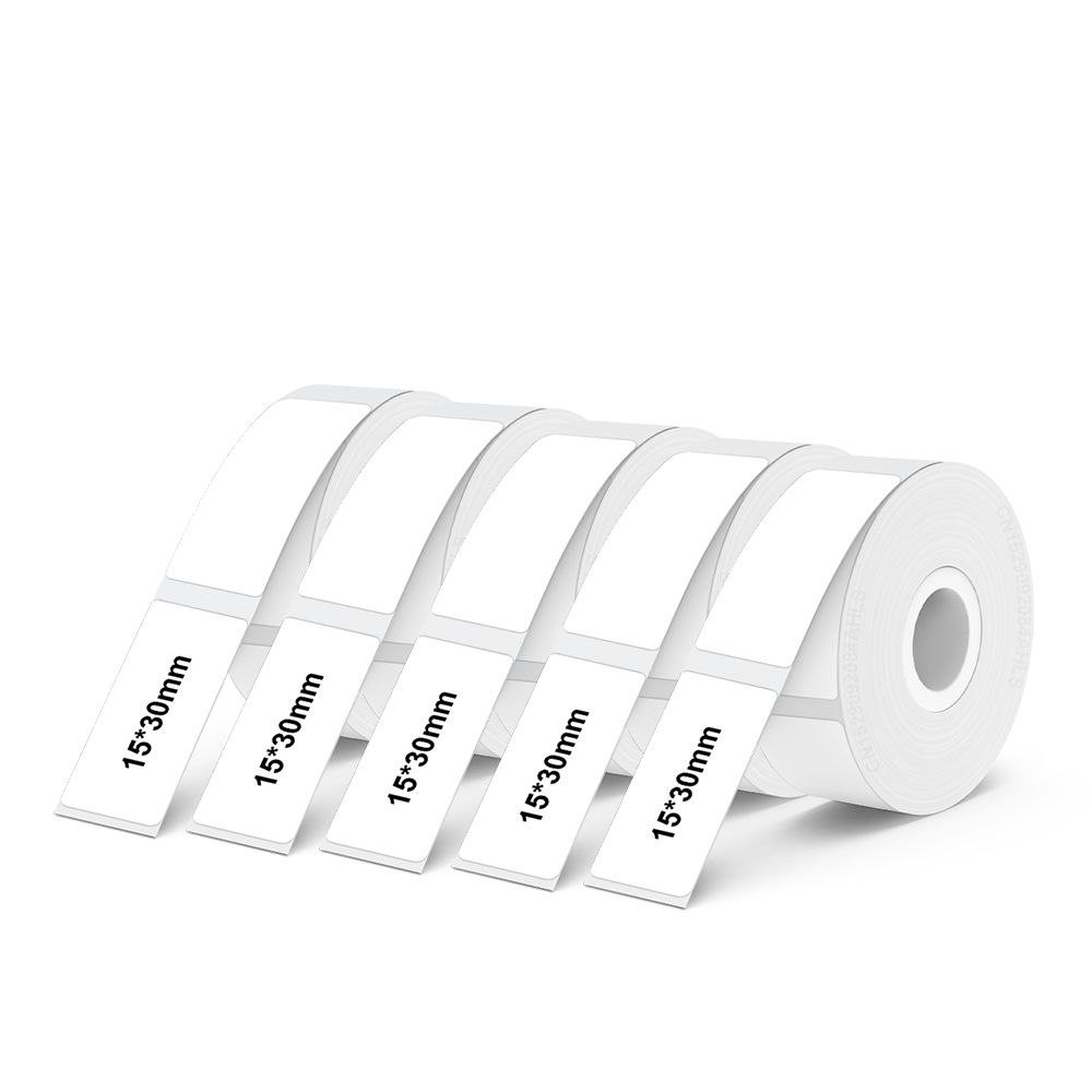 Inkless Label Printer P12 Portable Mini Printer Bluetooth Wireless Thermal Printer Auto Cut Labeling Machine or 5PK Label Rolls: Other