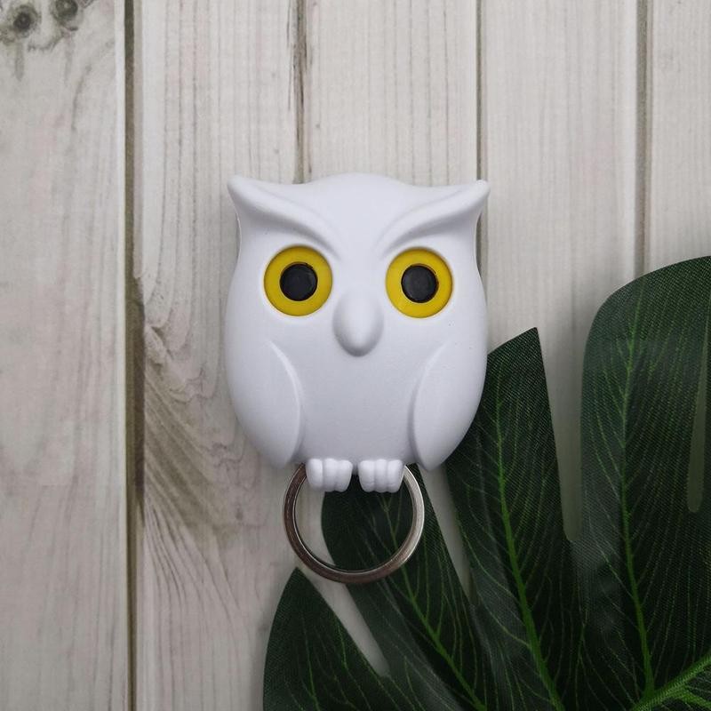Night Owl Key Holder Keychain Wall Key Holder Magnets Keep Hook Hanging Key It Will Open Eyes Night Owl Magnetic Wall Key Holder