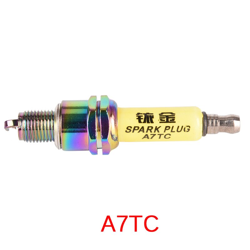 1Pc Engine Standard Spark Plug for 125cc 150cc 200cc 250cc Pit Dirt Bike ATV Quad Motard Moped Buggy Scooter Motorcycle: A7