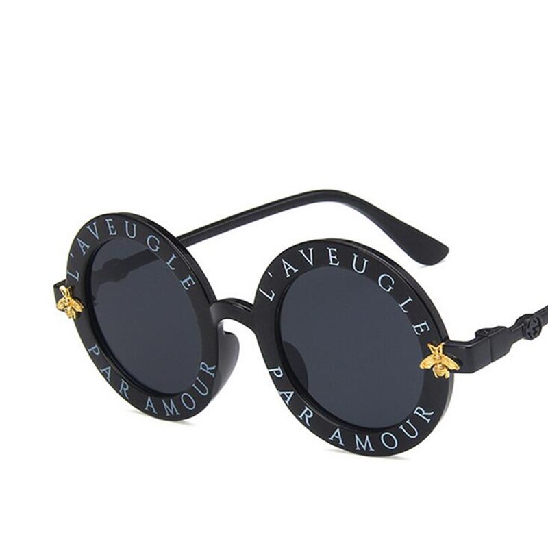 Steampunk Cartoon Kinderen Zonnebril Jongens Meisjes Luxe Vintage Kinderen Zonnebril Ronde Zonnebril Oculos Feminino Accessoires