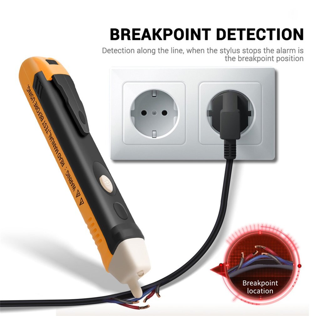 Aneng 1AC-D Ac Stroomspanningsdetectors Test 12-1000V Non-contact Tester Pen Tester Meter Volt Huidige Elektrische test Potlood
