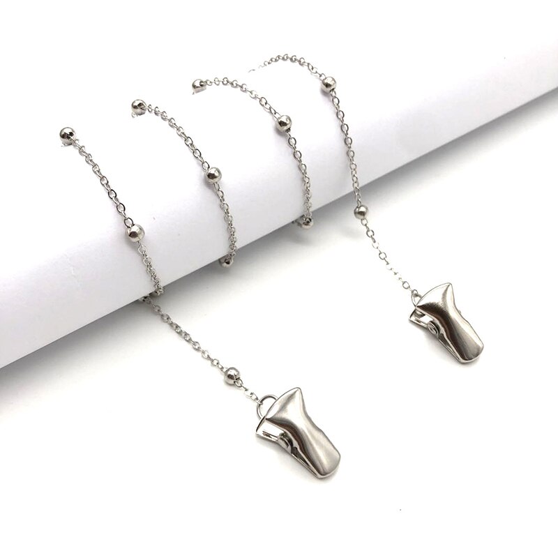 1 ud. Mascarilla para la cara, cordón para colgar, collar de cuerda, cadena para gafas, máscara de seguridad ajustable antipérdida, cuerda colgante para la oreja sin rastro: D
