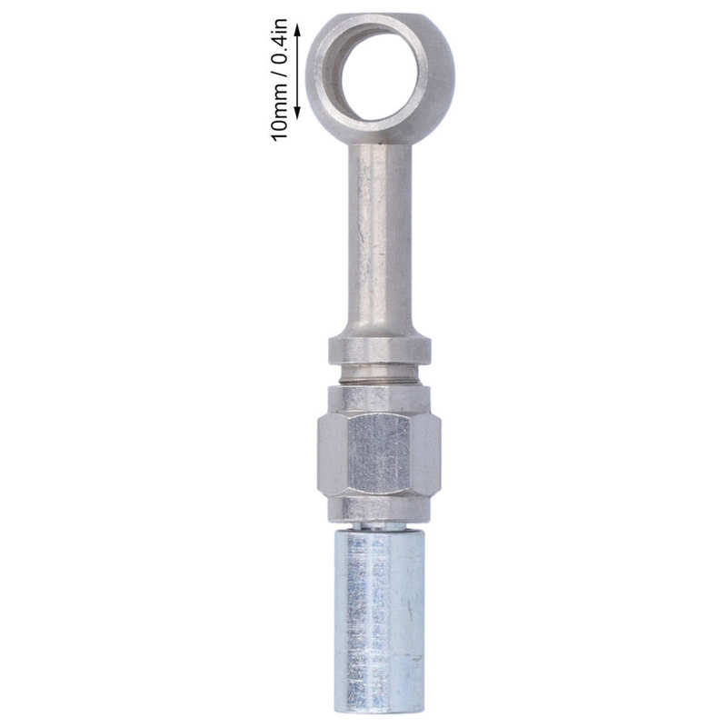 Oil Hose Banjo Adapter 0° M10 Brake Line Banjo Fitting Replacement for Ducati for Motorcycle