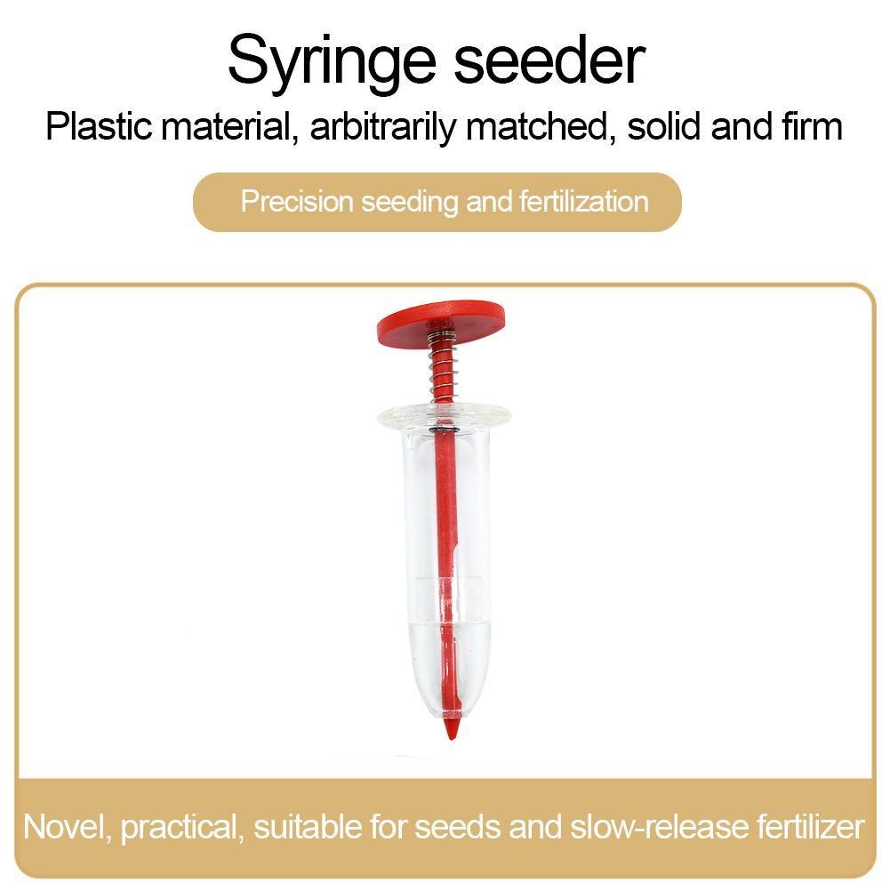 1 pz siringa seminatrice Mini semina Dispenser di semi da giardino seminatrice seminatrice-semenzaio attrezzi da giardinaggio per l&#39;agricoltura