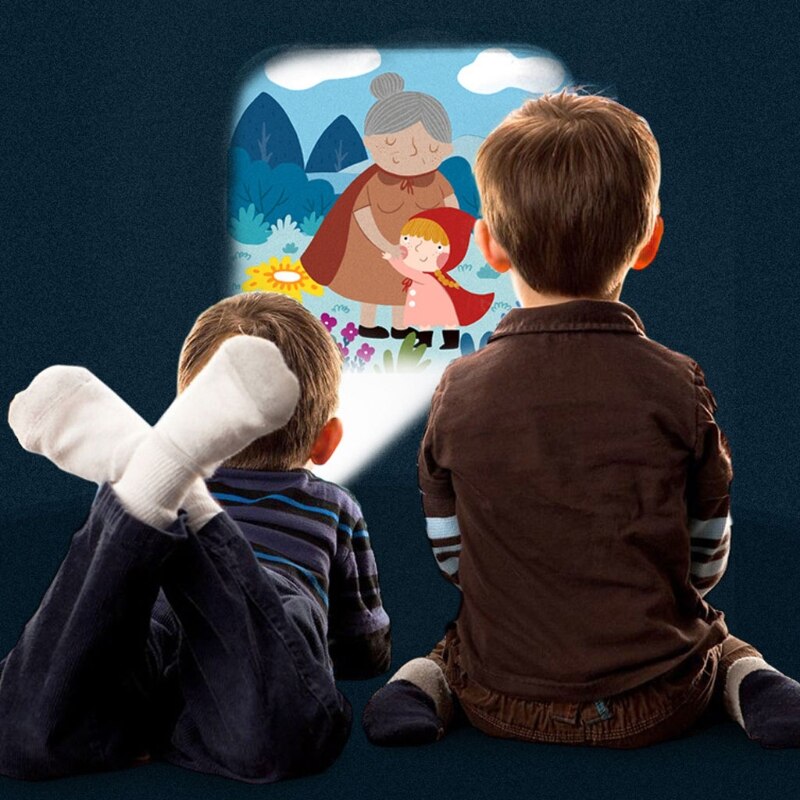 Mideer mini proiettore torcia giocattoli educativi illuminanti per storie di sonno eseguire impostato regalo per bambini