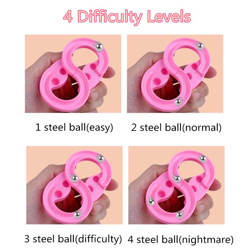 Stress Relief Speelgoed 8 Track Fidget Pad Spinner Uitdagende Bureau Speelgoed Handvat Speelgoed 72XC