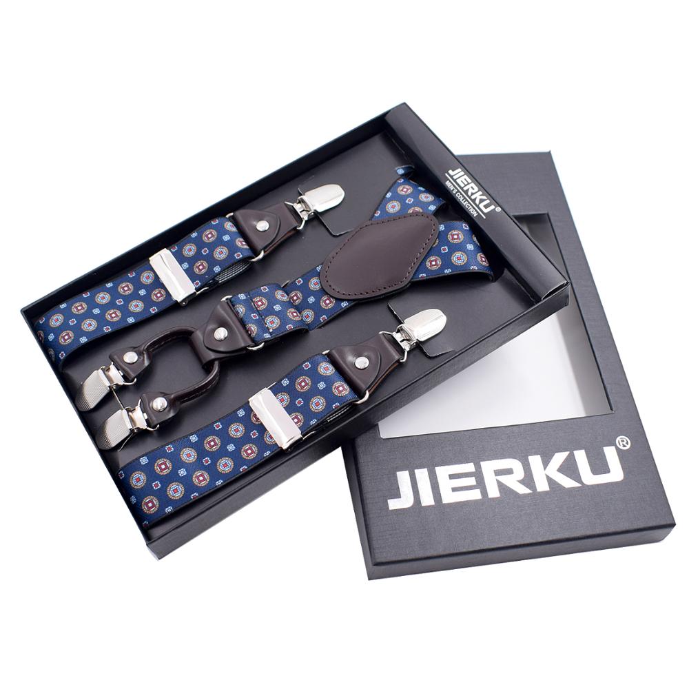 Windj heren bretels effen kleur 4 clip-on bretels elastisch 3.5cm: F20