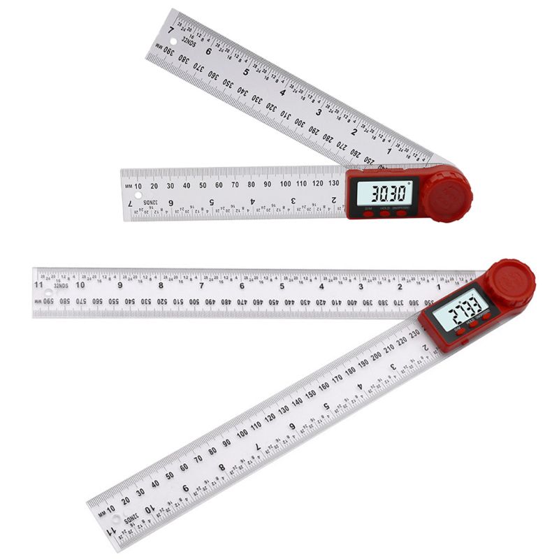 300mm/200mm Digital Angle Ruler Inclinometer Gonio... – Grandado