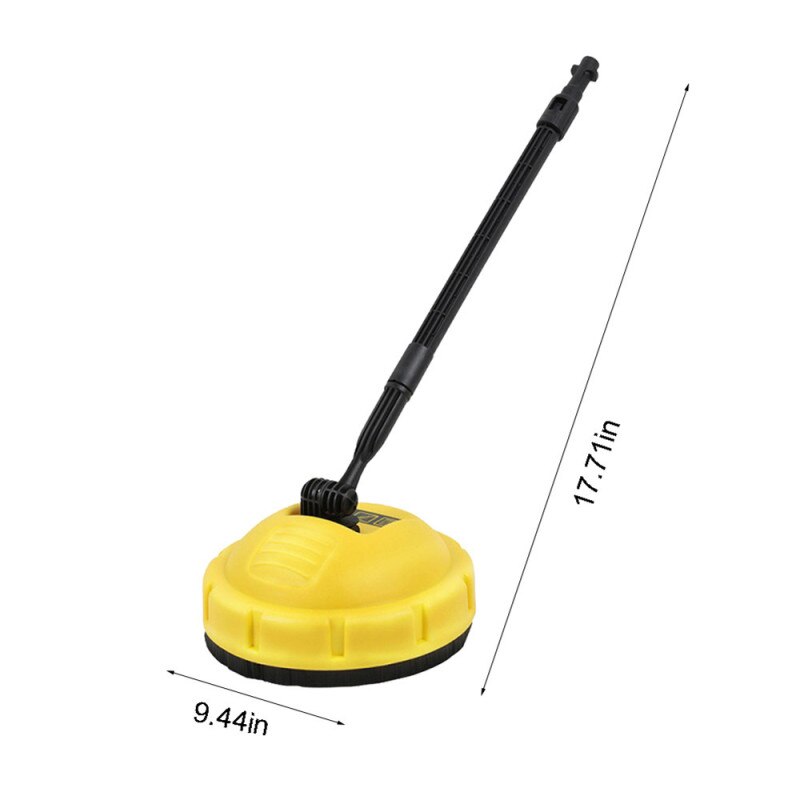 High-pressure Brush Disc Scrubbing Brush Floor Washer Rotary Surface Lance Cleaner for K2 K3 K4 Garden Cleaning Tools with Brush