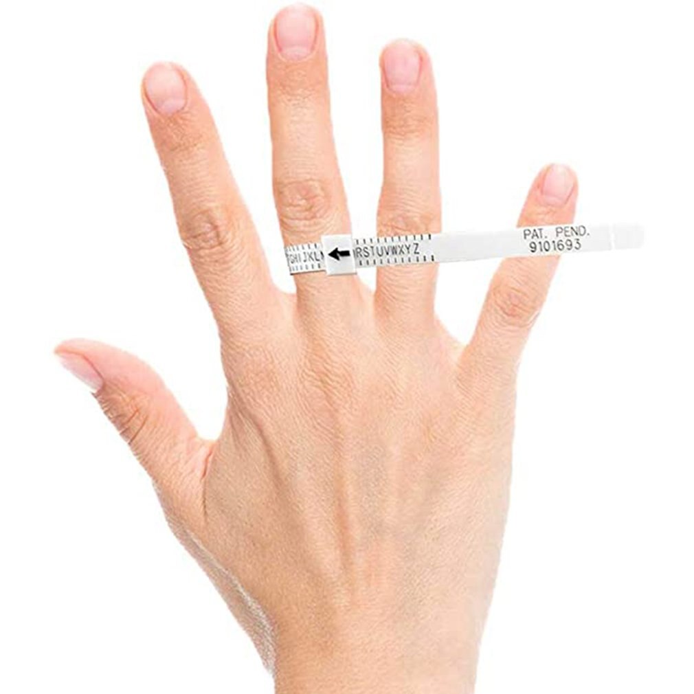 Size Ring Sizer Plastic Finger Sizing Measurement Belt Uk Ring Size Measurement Check Your Size Ring Sizer Measure Finger Size