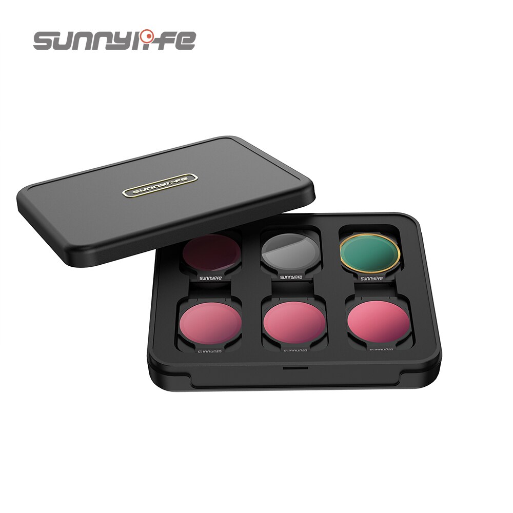 Sunnylife Lens Filters For DJI Mavic Air 2S Glass Lens Filter Set CPL/ND/PL16/32 ND Angle Adjustable For DJI Drone Accessories