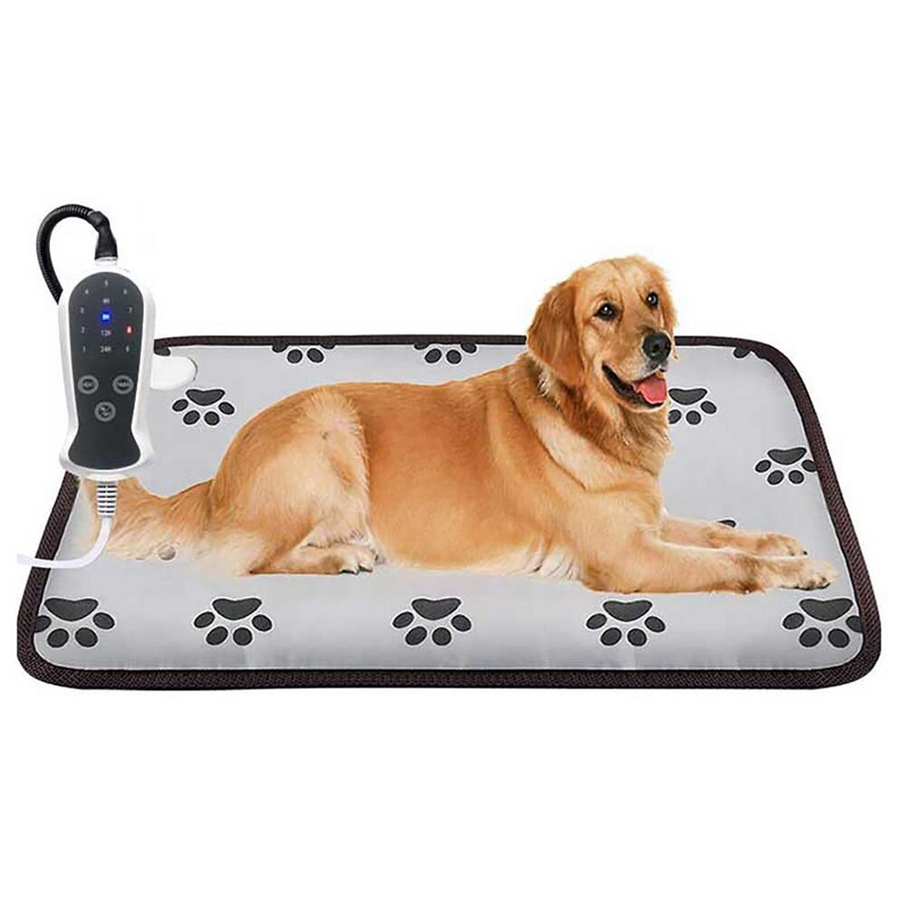 Estera de calefacción eléctrico inteligente para mascotas, almohadilla térmica para mascotas de 9 engranajes, mantas calentadoras, cama de invierno para gatos