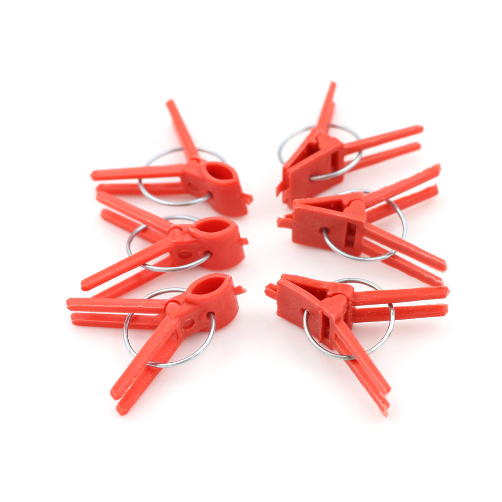 100 Stuks Plastic Entclips Tuingroenteplanten Plat En Rond