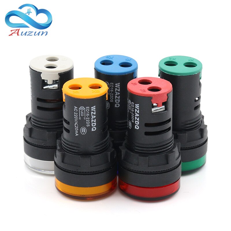 Power indicator light ed16-22d /S led signal lamp 22DS 24v 220v 380v red green yellow blue white.