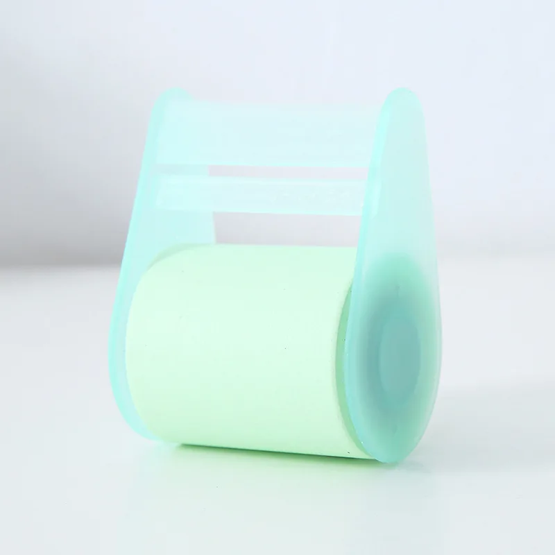 Bloc de notas adhesivas de papel, dispensador de notas adhesivas, Material de papelería, marcapáginas, suministros escolares, álbum de recortes, manualidades, cinta de tachuelas bajas: Blanco