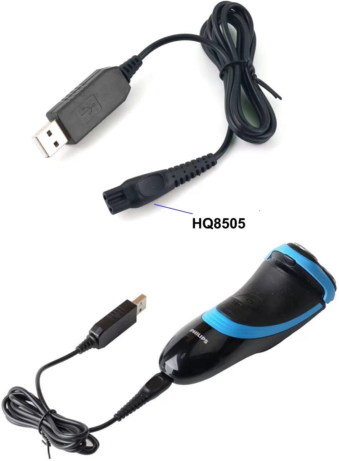 9 Pcs Vervanging Netsnoer 5V Lader Usb Adapter Geschikt Voor Alle Soorten Elektrische Tondeuse, baard Trimmers, Scheerapparaten