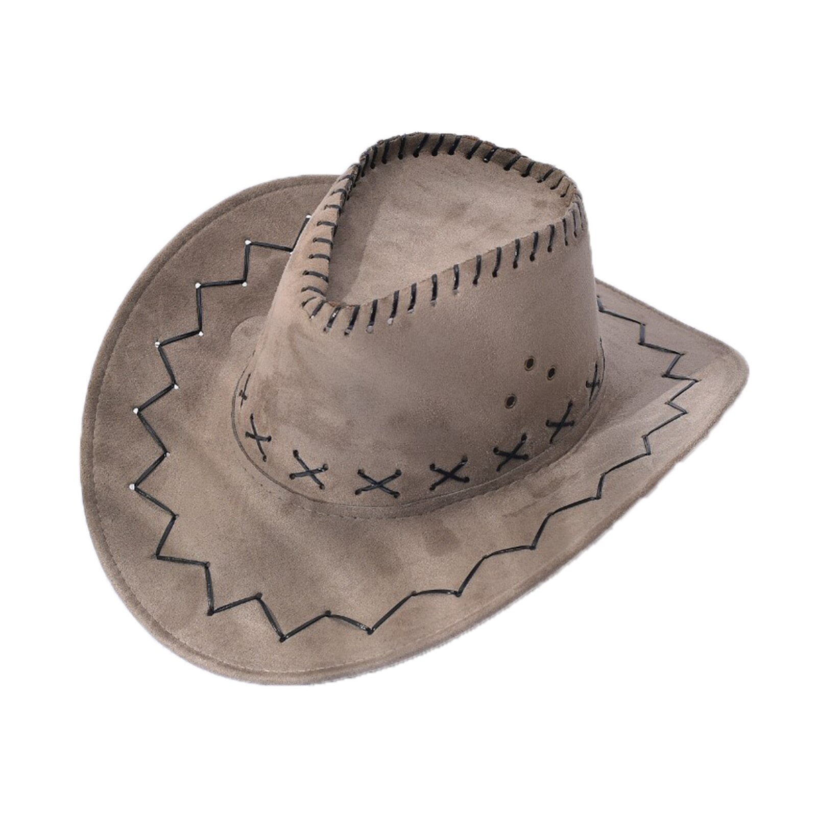 Western Cowboy Hat Classic British Fedora Hat Men Winter Felt Hats Jazz Sunhat Chapeau: Gray