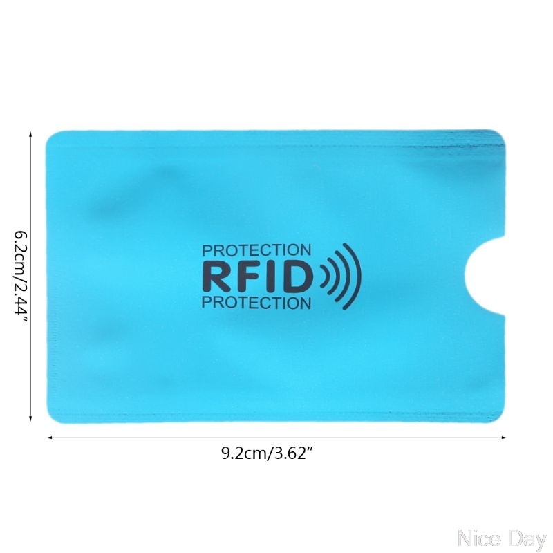 Rfid bloqueando luva cartão de crédito protetor banco cartões de visita titular caso a07 20 dropship