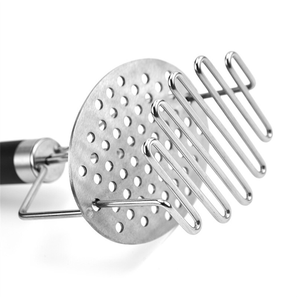 Stainless Steel Potato Masher Baby Food Vegetable Presser Ground Beef Mashing Tool Kitchen Cookware Bakery Chef