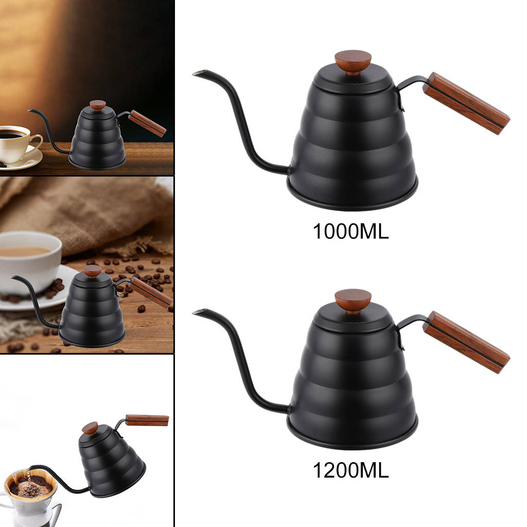 Pour Over Coffee Kettle Drip Coffee Pot Tea Water Kettle Thin Flow Spout Gooseneck Tea Kettle for Stovetop French Press and Tea