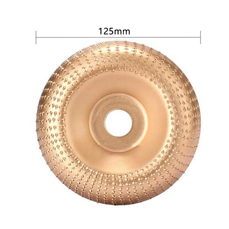125mm Wood Shaping Disc Wood Carving Disc Grinder Wheel Abrasive Disc Sanding Rotary Tool for Angle Grinder