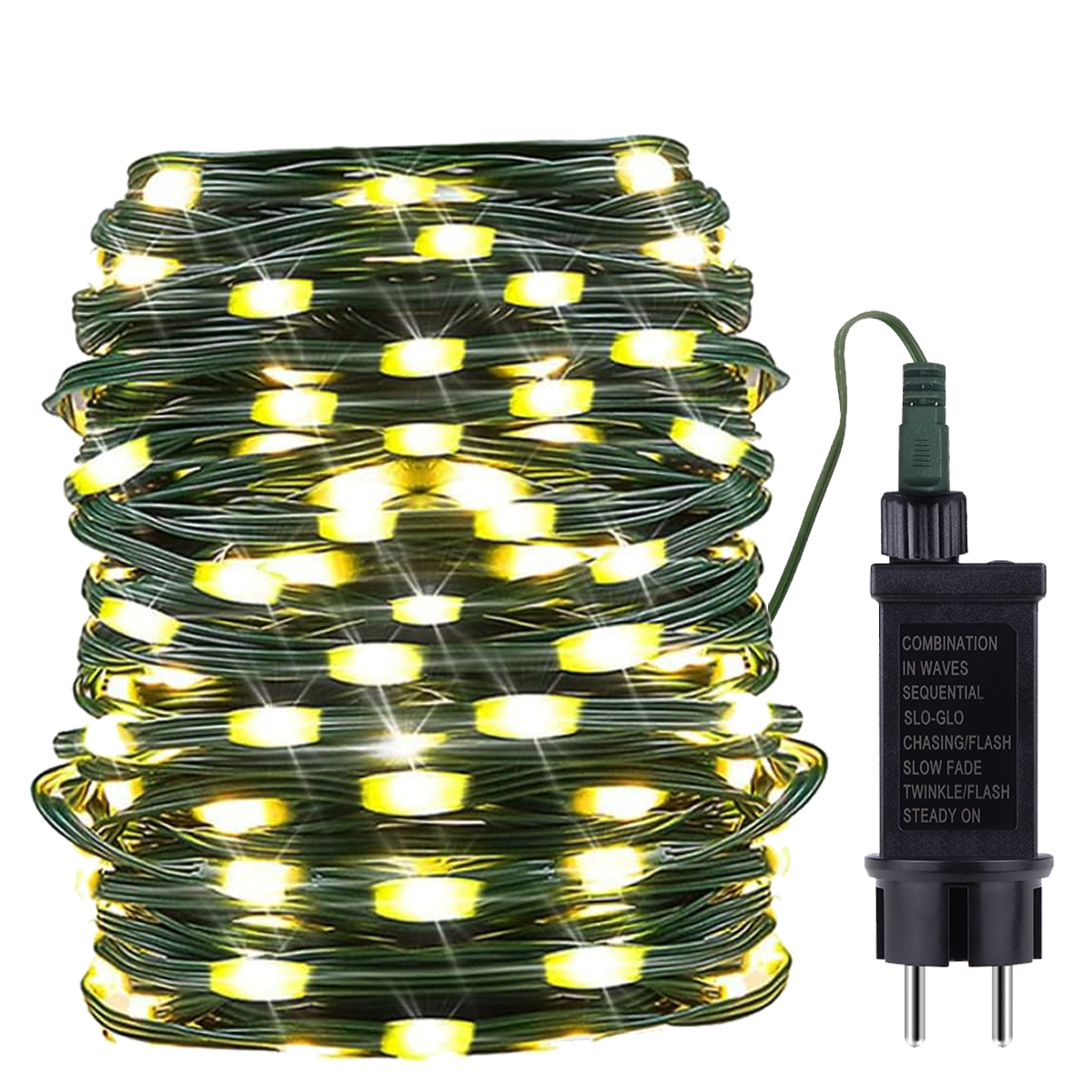 30M 20M 50M 10M 100M LED Schnur Licht 24V RGB warm Weiß Wasserdichte draussen girlande Weihnachten Dekoration Garten Weihnachten Lichter