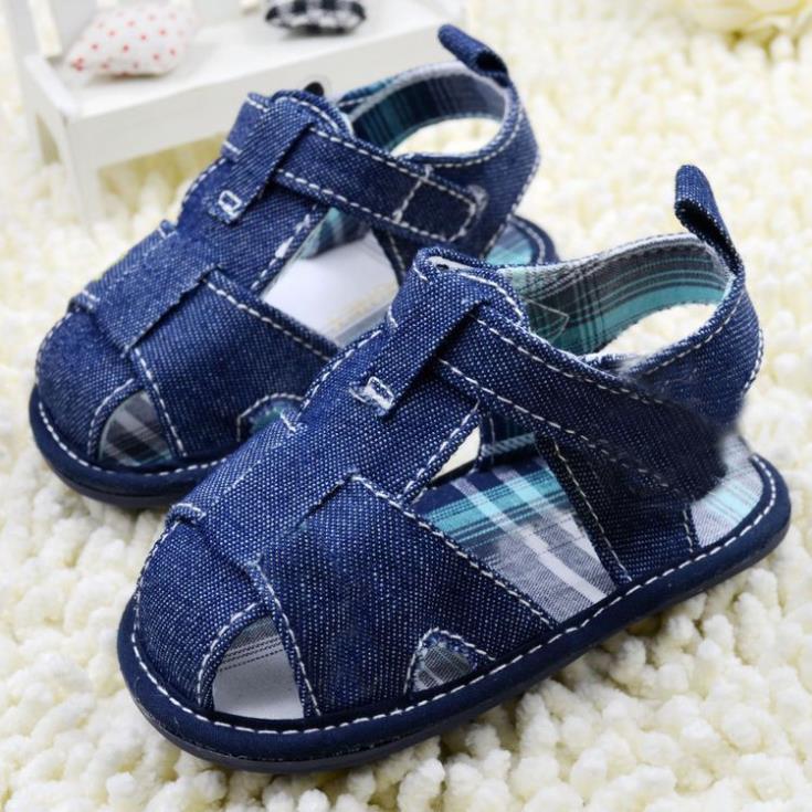 Blue Jeans baby sandal shoes baby shoes toddler shoes