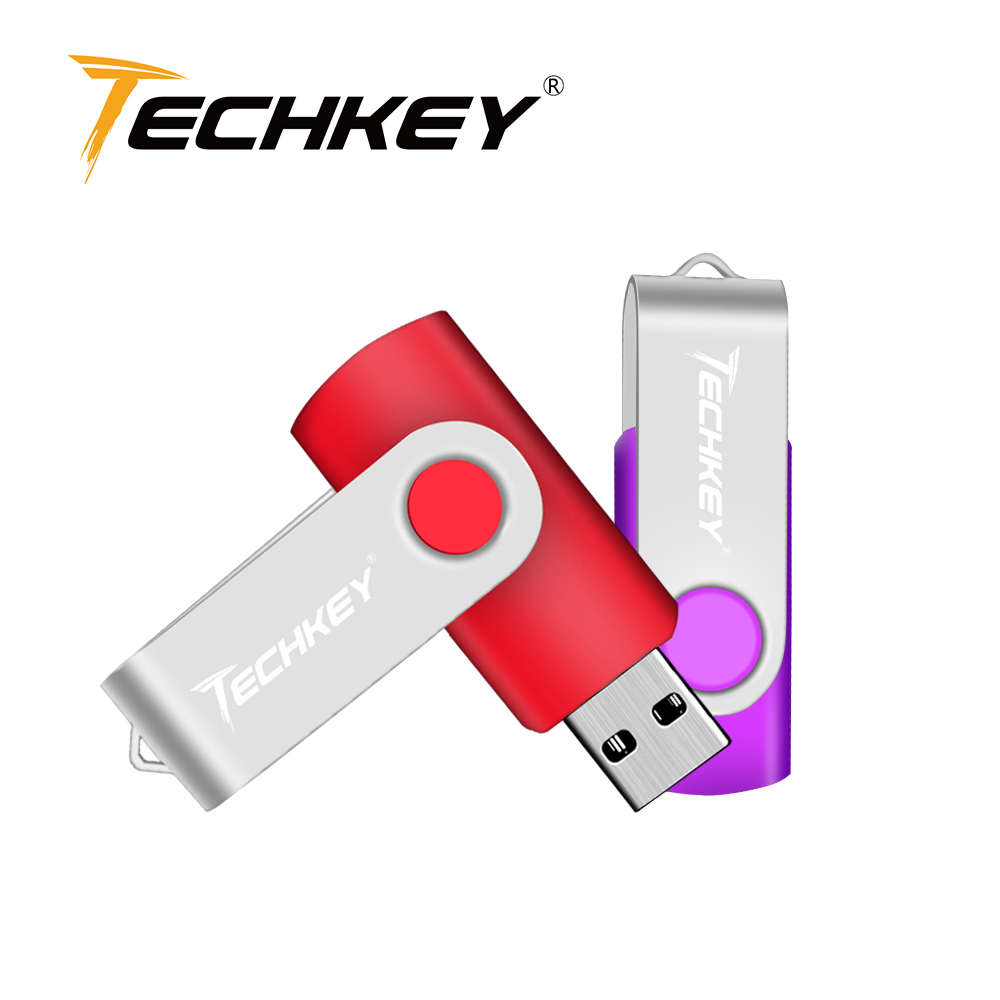 Techkey newest usb flash drive 4gb 8gb pendrive 16gb 32gb флешка Storage usb stick for phone Memory stick