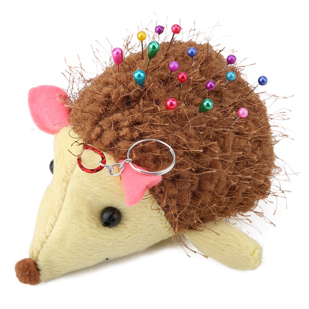 Porte-aiguille à coudre en forme de hérisson, joli support de broche de coussin, bricolage, outil d&#39;artisanat de couture, ensemble circulaire de rangement d&#39;aiguilles à tricoter