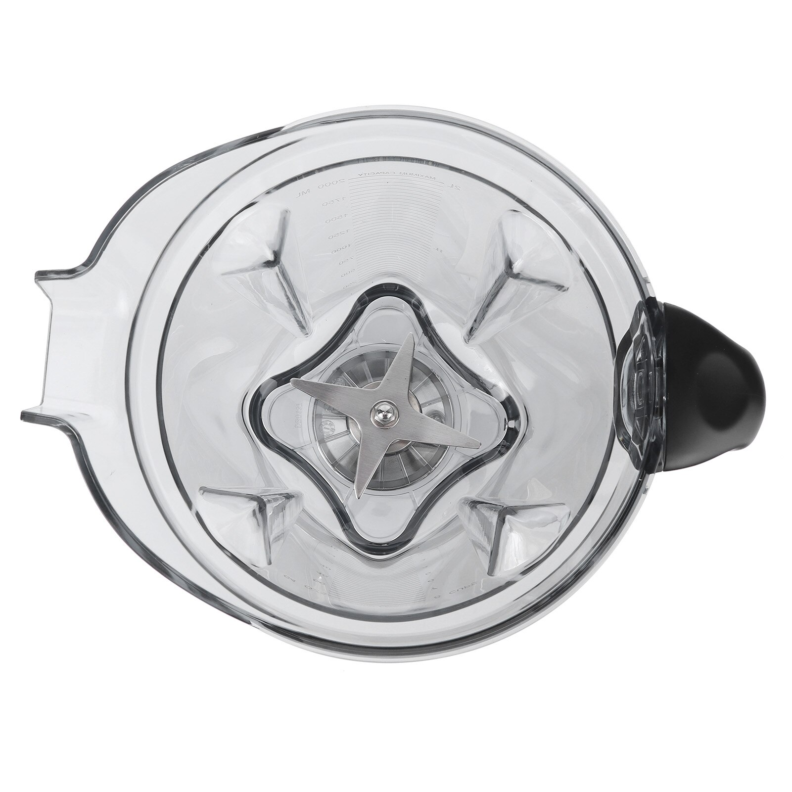 Transparent Food Blender Container with Blade Lid Replacement Accessories Fit for Vitamix Container 64oz