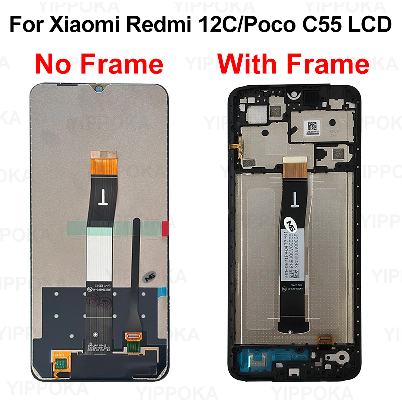 Rn86i für xiaomi redmi 12c lcd poco c55 Anzeige touchscreen Digitalis ierer für redmi 12 Anzeige rn02a lcd ersatzteil