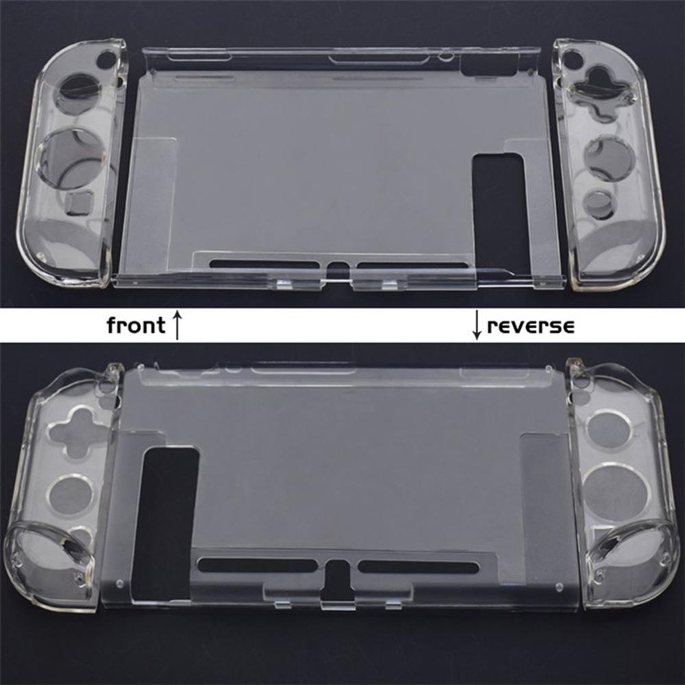 Detachable Crystal PC Transparent Case For Nintend Nintend Switch NS NX Cases Hard Clear Back Cover Shell Coque Ultra Thin Bag