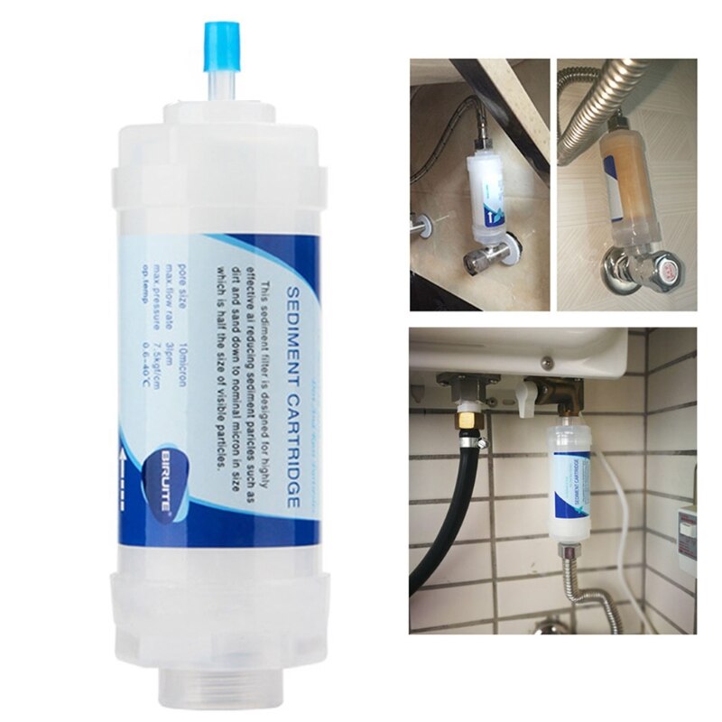 Home Water Filter Sediment Filter Cartridge Replacement Maximum Flow 30 lpm Operating Temp 33.08º F to 104ºF 20CC
