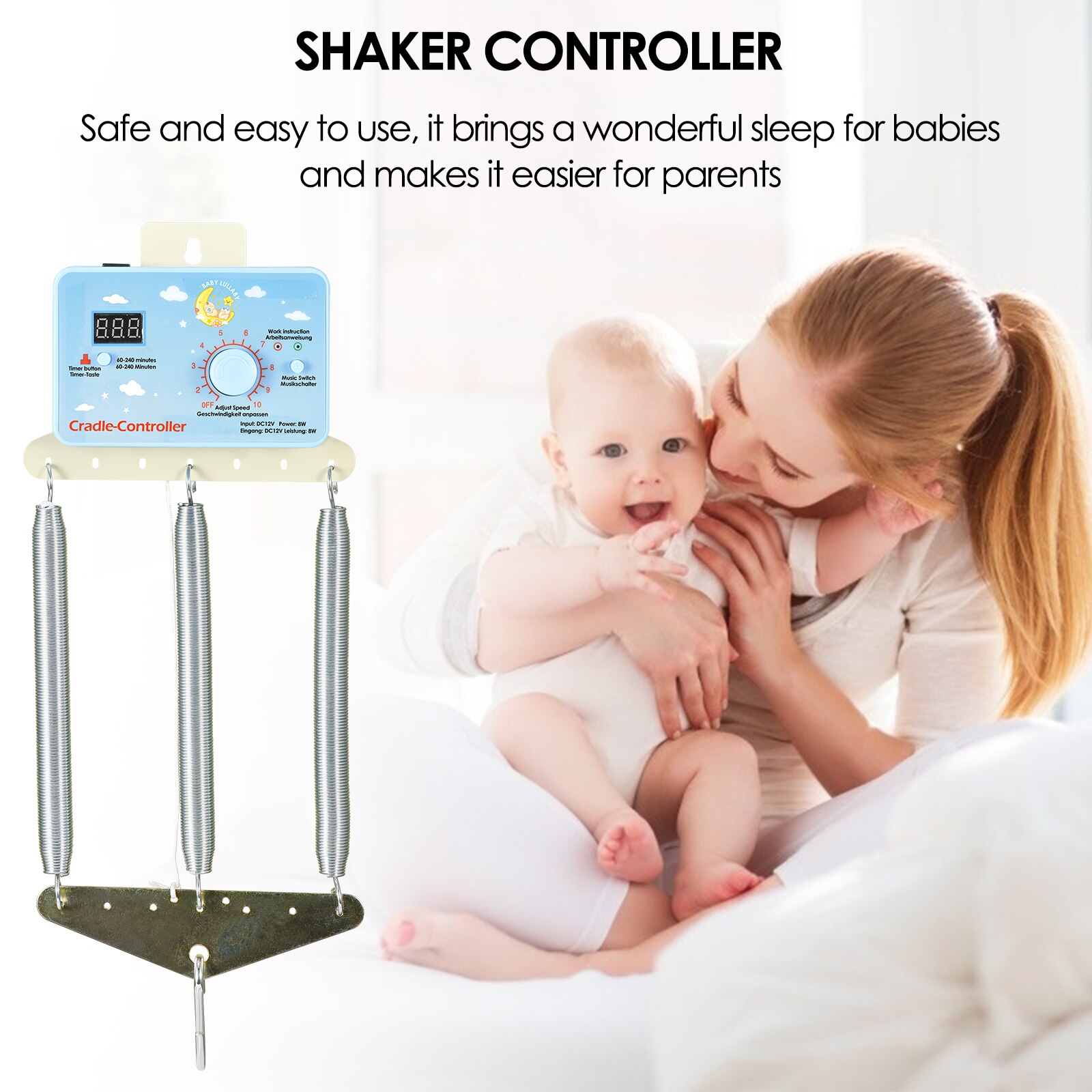 1 Set Electric Baby Swing Controller Baby Bouncer Cradle Driver Timing Function 12W Hanging Basket up and down controller