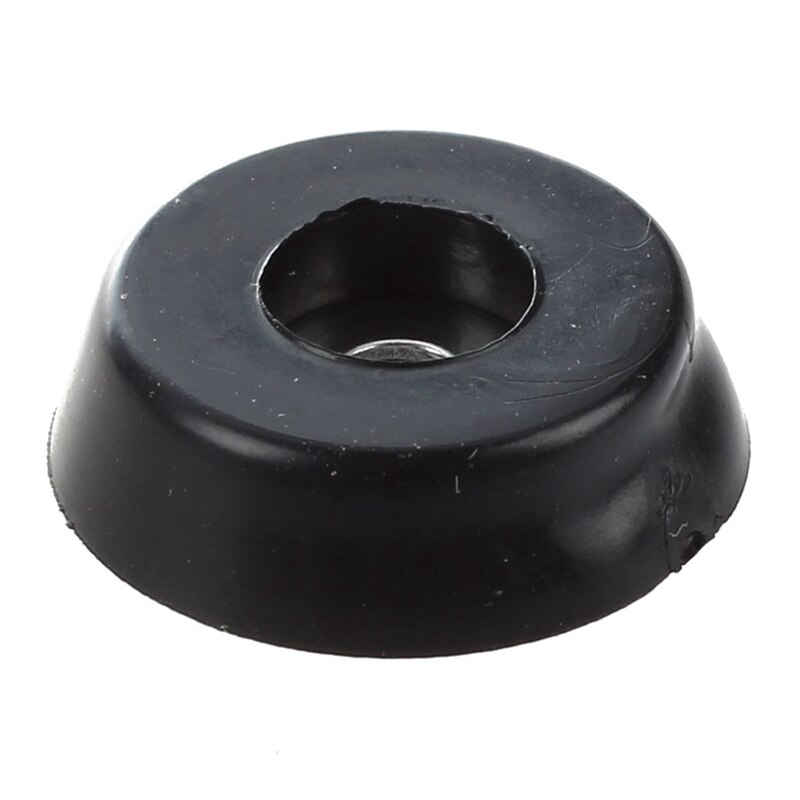40Pcs Rubber Anti Vibration Conical Shape Furniture Table Chair Leg Tip Foot Pads Black - 20Pcs 14X9X12Mm &amp; 20Pcs 18X15X5Mm