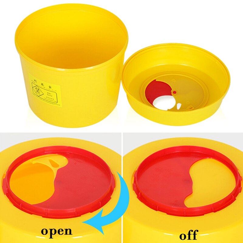 1L,2L,3L,4L,5L,6L,8L,15L Slijpsel/Naald Bin Box Afval Lichtgewicht Compact Travel