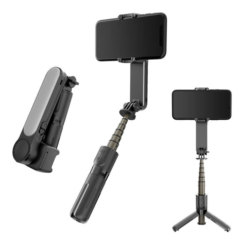 Handheld Gimbal Stabilizer Mobile Phone Selfie Stick Tripod Wireless Remote for Ios Android Smartphone Video Shooting Tripod