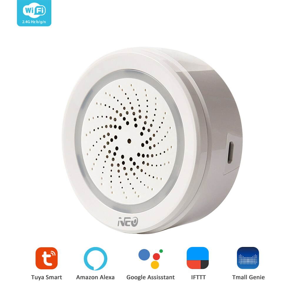 NEO NAS-AB02W WiFi USB Siren Alarm Sensor Smart Wireless USB Alarm WiFi USB Siren Alarm Sensor