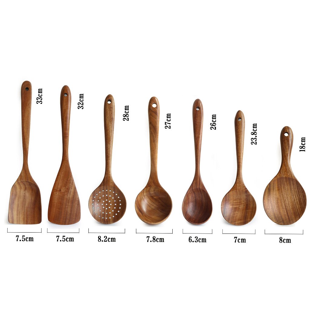 Gadgets Kitchen Utensils Wooden Spoons Utensil Kitchen Cooking Bamboo Tools