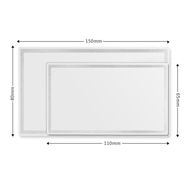Espejo de maquillaje portátil para el Interior del coche, accesorio de acero inoxidable con sombreado, HD, 110x65mm, novedad, #295486