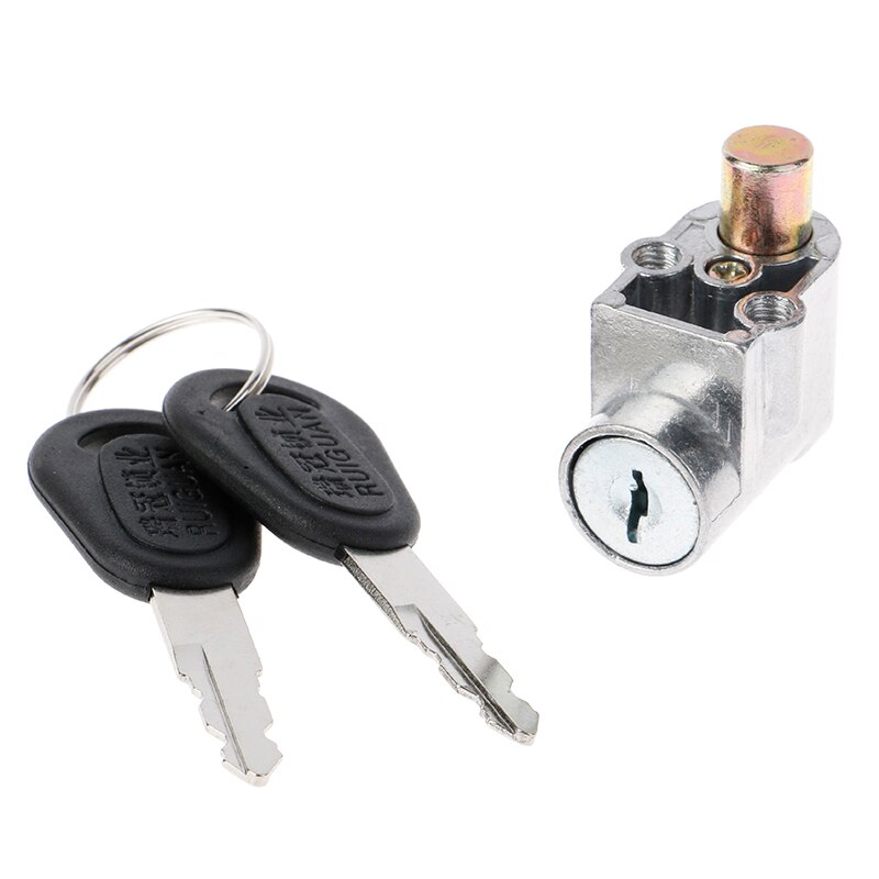 Contactslot Batterij Safety Pack Box Lock + 2 Sleutel Voor Motorfiets Elektrische Fiets Scooter E-Bike