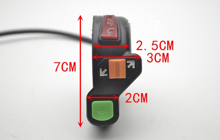 Universal Motorcycle Scooter Auto Headlights Turn Signal Light ON-OFF Switch for YAMAHA YZ250FX YZ450FX WR250 450 WR250F WR450F