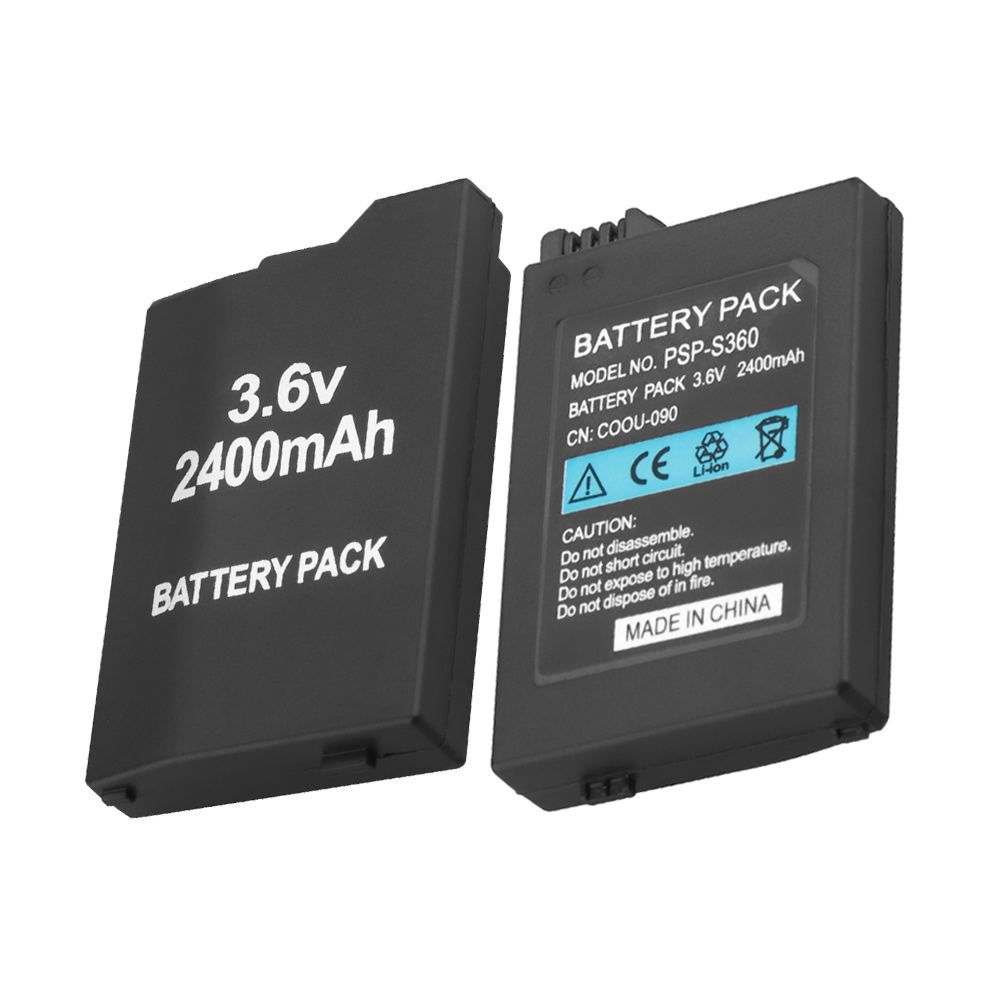 4Pcs Gamepad Battery 3.6V 3600mAh for Sony PSP 2000 PSP 3000 PSP2000 PSP3000 PlayStation Portable Rechargeable Replacement Cells