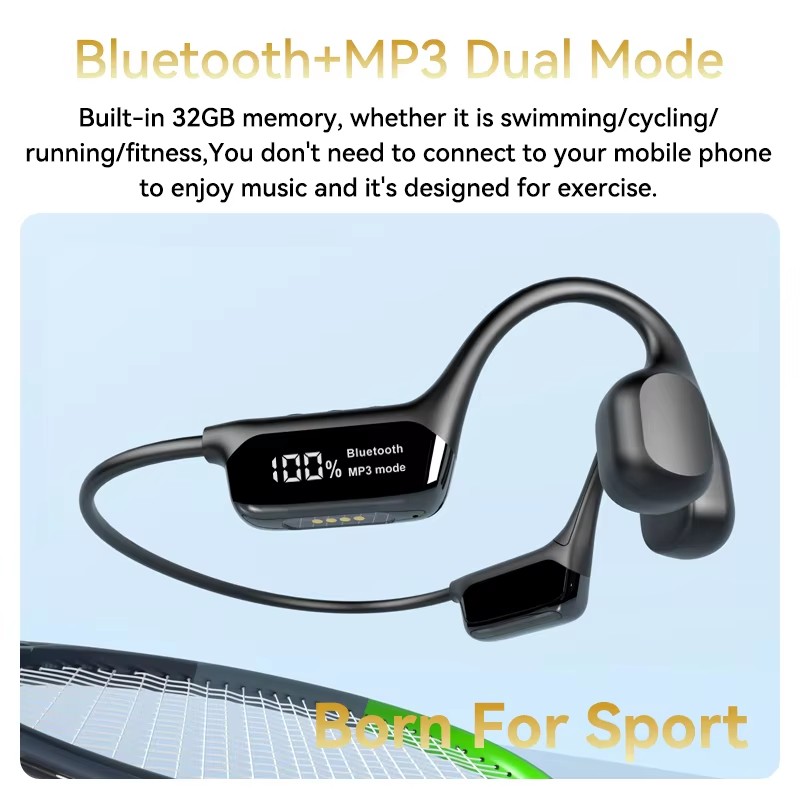 Xiaomi – écouteurs à Conduction osseuse IPX8, casque d'écoute ouvert sans fil, Bluetooth 5.3, pour natation, 32 go, MP3, pour sport