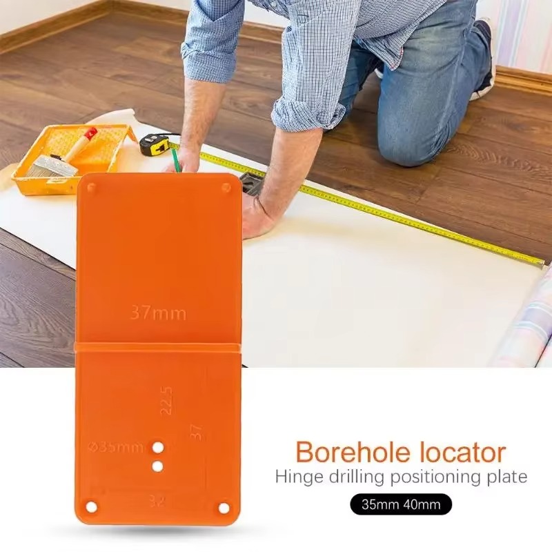 Scharniergat Boren Gids Positionering Mark Sjabloon 26/35/40mm Scharnier Installatie Jig Deur Kast Scharnier Gat Locator Houtbewerking