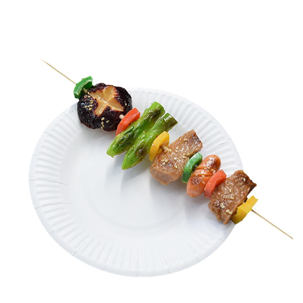 50 stuks wegwerp dinerborden verjaardag bbq feest afbreekbaar composteerbaar milieuvriendelijk wegwerp suikerriet papieren borden