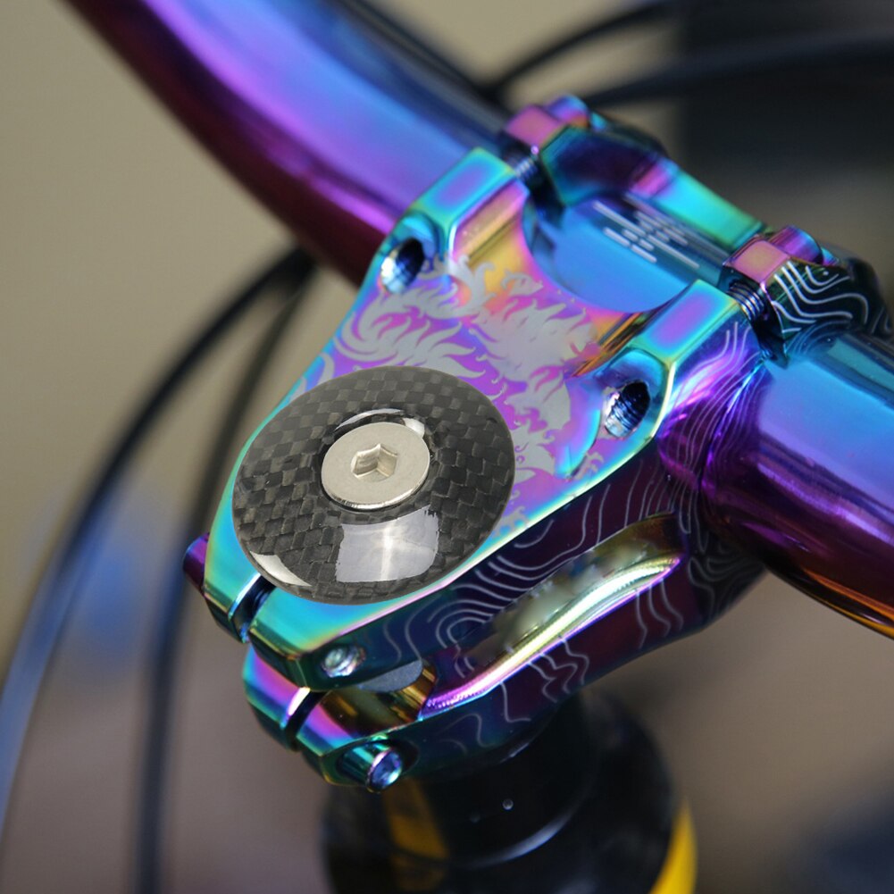 Fahrrad 28,6mm steuern Stern Mutter Gabel Rohr Deckel Fahrrad Headset oben Abdeckung mit Schraube Fahrrad Accessoies Fahrrad Teile bicicleta