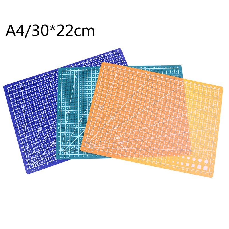 30*22cm A4 Grid Lines Self Healing Cutting Mat Craft Card Fabric Leather Paper Board