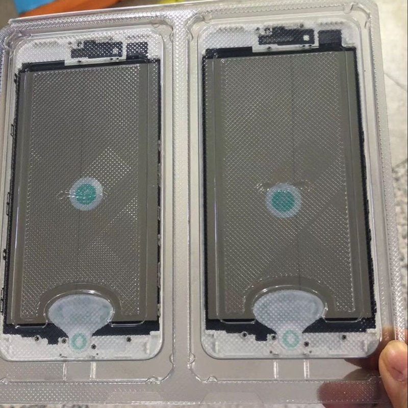 10Pcs OCA+Polarizer Film For iPhone 5G 5S 6 6S 7 8 Plus 4.7" 5.5" Front Glass Touch Screen+Cold Press Frame Bezel Replace Part