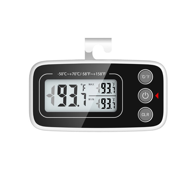 1pcs LCD Digital Thermometer For Freezer Temperature Waterproof Refrigerator Fridge Thermometer Freezer Electronic Thermometer: G